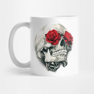 Rose Eye Skull Mug